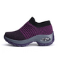 Andningsbara Slip-on Sock Sneakers för kvinnor