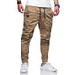 🔥Köp 2 och få fri frakt🔥Cargo-byxor för män Joggers Dragsko Elastisk midja Elastisk mudd Vanlig sport Utomhuslöpning