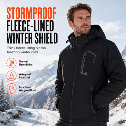 Men's Windproof Hooded Outdoor Windbreaker