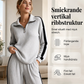 Damens lediga sweatshirt och vidbyxor