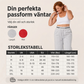 Damträningbyxor med hög midja och breda ben