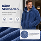 Varm och mysig huvjacka för män, vinter