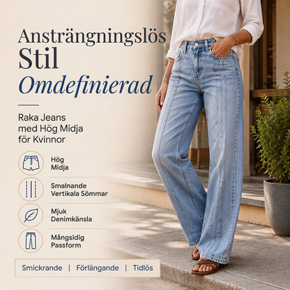 Vida jeans med söm fram för kvinnor