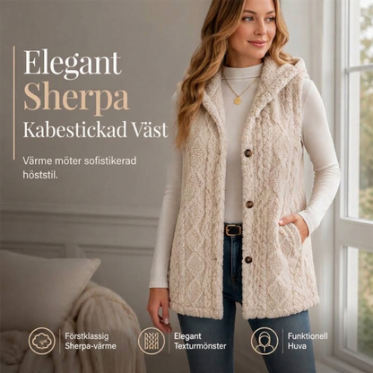 Damers mysig och varm huvväst