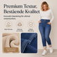 Damernas högmidjade skinny jeans med varmt foder