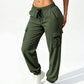 Damavslappnade cargojoggers