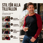 Långärmad raglan-t-shirt för män med färgblockdesign