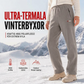 Unisex fodrade varma fleecebyxor