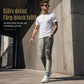 Smalpassade trasiga jeans för män