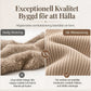 Kvinnors lediga 2-delad stickad set med kofta tröja och vida ben byxor