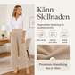 Damets högmidjade vida byxor