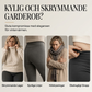 Damhögmidjade leggings i PU-läder