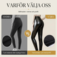 Damhögmidjade leggings i PU-läder
