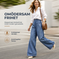 Damjeans med hög midja och vida ben