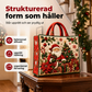 Vadderad axelväska med jultema