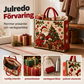 Vadderad axelväska med jultema