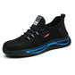 Men Steel Toe Safety Shoes Breathable Work Sneakers