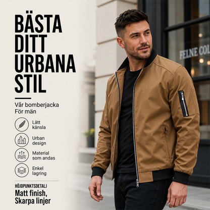 Herrar utomhus casual bomberjacka