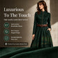 Women's Faux Suede Plaid Patchwork Dress