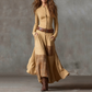 Women's Faux Suede Plaid Patchwork Dress