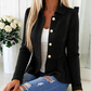 Elegant kavaj med volanger och peplum för kvinnor