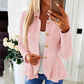 Elegant kavaj med volanger och peplum för kvinnor