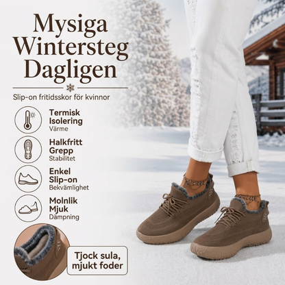 Vinterskor för kvinnor, vardaglig modell med plyschfoder