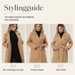 Elegant trenchcoat med skärp