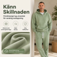 Lösning för män: Halv-zip huvtröja med bredbyxor i avslappnad stil