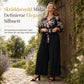 Elegant, blommig, kroppsnära jumpsuit med vida ben