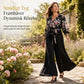 Elegant, blommig, kroppsnära jumpsuit med vida ben