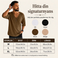 Casual V-halsad stickad T-shirt för män
