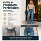 Casual stretchiga högmidjejeans för kvinnor