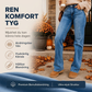 Casual stretchiga högmidjejeans för kvinnor