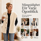 Varmt sherpa-väst för kvinnor, ledig stil