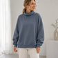 Kvinnors lediga sweatshirt med krage