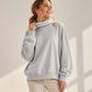 Kvinnors lediga sweatshirt med krage