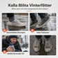 Vattentäta vinterstövlar för dam, varma vadderade cotton-tofflor med dold kilklack, halkfri mjuk sula, avslappnade promenadskor