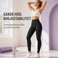 Högmidjade sömlösa ribbade yogabyxor – träningsleggings för gym och träning