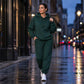 Skönt 2-delat set med huvtröja och joggingbyxor för dam