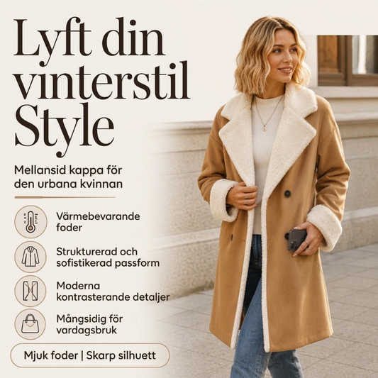 Elegant vinterullkapp för kvinnor
