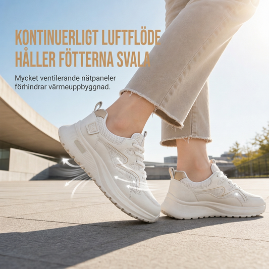 Lätta och andningsbara sportskor för kvinnor