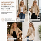 Kvinner Faux Leather Biker Letvikt Kort Motorcycle Kåpe for Spring og Autumn
