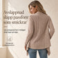 🧶 Långärmad knapplös stickad kofta för kvinnor – mjuk, varm, perfekt för kontor och helg, nu till halva priset! ✨