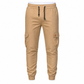 Kvinnors lediga enfärgade cargo-joggers