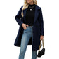 🧥 Kvinnornas dubbelknäppta ullrock – varm, mjuk, elegant och tidlös, perfekt för höst och vinter, nu till halva priset! ✨