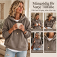 👚 Casual oversize-huvtröja med dragsko för kvinnor – mjuk, bekväm och mångsidig, perfekt för vardag och höst! ✨