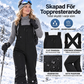 🖤Black Friday – Förhandstillgång: 50 % Rabatt❄️ Vattentäta skibyxor i bib-stil, unisex – varma, bekväma och skyddande, perfekta för skidåkning och vinter, nu till halva priset! ✨