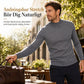 Varm vintertröja för män, slim fit, pullover i stickad design