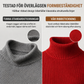Herrslimstickad tröja med turtleneck